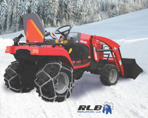Grizzlar GTN-523 Garden Tractor / Snowblower Net Tire Chains 14x4.00-6 - Picture 2 of 8