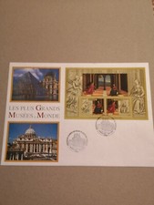 First Day Cancellation Envelope France Joint Sheet with Vatican
