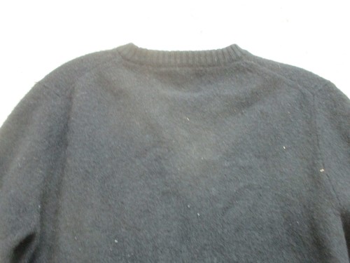 Express Sweater Large Adult Black 100% Lambswool V Neck Fleece Casual Womens L - Picture 7 of 10