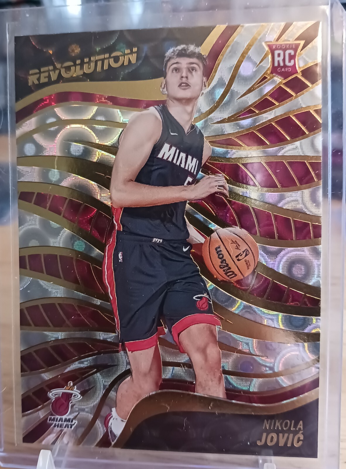 2022-23 Panini Revolution Nikola Jovic #117 Rookie 'Groove' Miami Heat