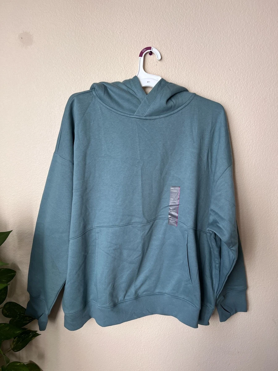 All in Motion Womens XS Sweatshirt Hoodie Jade Green Long Sleeve Thumbhole  | eBay