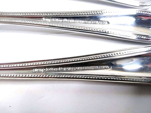 Horquillas para servir de acero inoxidable Temp-Tations Old World BEAD 18/10 - Lote de 3 - Imagen 5 de 6