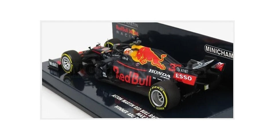 MINICHAMPS 410201733 RED BULL - F1 RB16 HONDA TEAM ASTON MARTIN N 33 WINNER ABU - Immagine 2 di 2