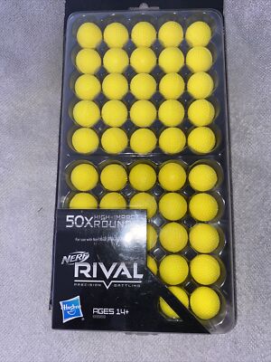 Nerf Rival – Recharge De 50 Billes à Fort Impact – Compatible Avec Blasters Rival (vendus Séparément) – Pour Sessions De Combat Intenses