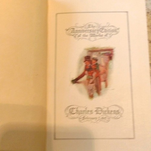 Hardcover Book Charles Dickens IX Pickwick Papers Part One Collier Press 1912 - Bild 4 von 7