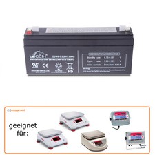 Blei-Vlies-Akku OHAUS BW T31 - f&uuml;r OHAUS BW, T31P und T32XW
