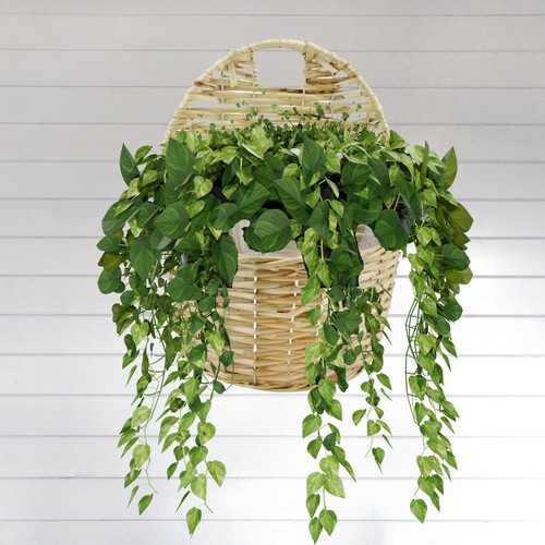 Wall Pocket Baskets 2pk; Door Hanging Flower Baskets, Choose Color - Picture 7 of 26