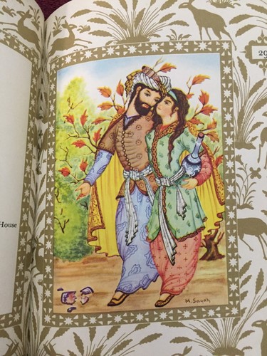 Antik 1947 Buch Fitzgerald Der Rubaiyat von Omar Khayyam Atemberaubende Illustrationen - Bild 8 von 24