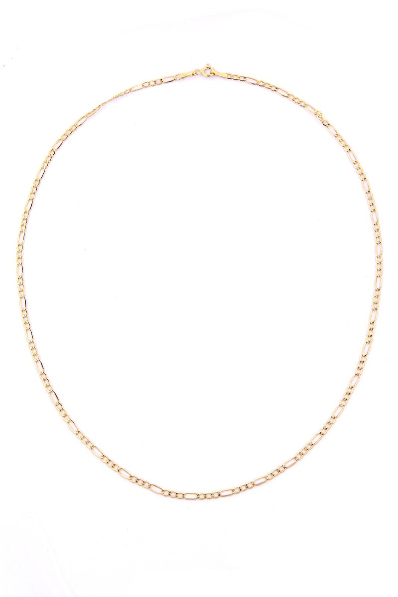 9ct Yellow Gold Figaro Chain 20" | Ramsdens Jewellery
