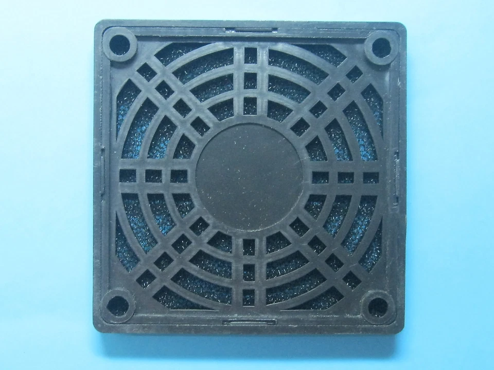 2 pcs Dust Filter Dustproof Used for 80mmx80mm DC Fan Black Color 8cm - Image 2 of 2