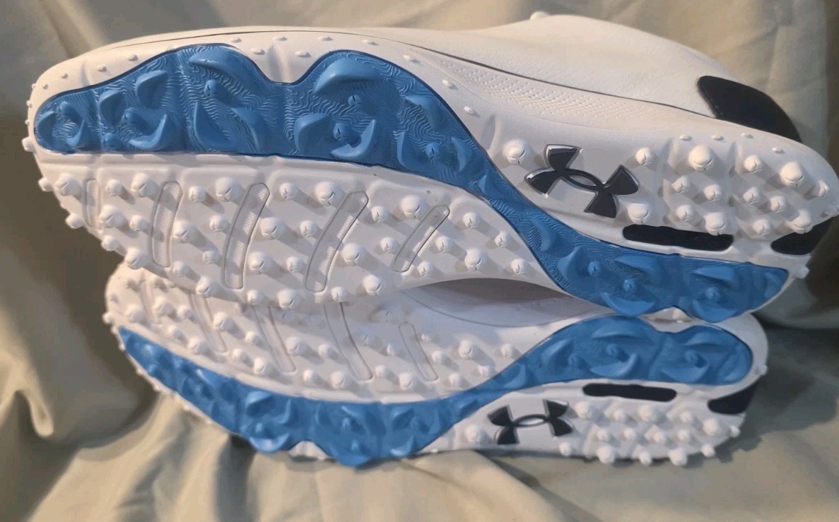 Under Armour UA Drive Glide Spikeless Golf Shoe White  display picture 2