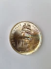 Rare 1973 USS CONSTITUTION BEAUTIFUL TONING 1 OZ SILVER ROUND
