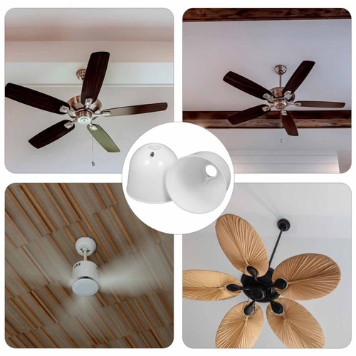 2 Pcs Ceiling Fan Accessories Cup Lampshade Cover Plate Dust Cooling - Picture 4 of 12