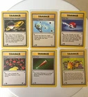Pokemon TCG Team Rocket & Base Set 6-Card Trainer Lot - 1st Edition