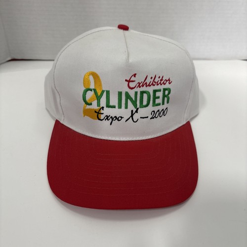 Vintage 2 Cylinder Expo 2000 Snap Back Nissin Hat Cap New Old Stock