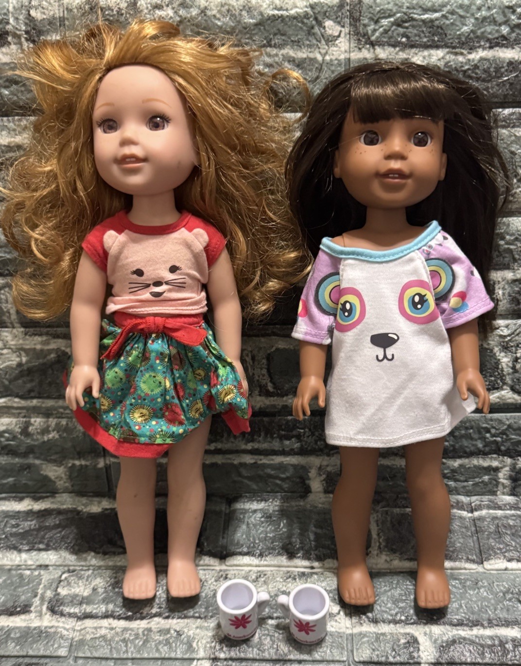 &ldquo;willa&rdquo; & &ldquo;ashlyn&rdquo; 14.5&rdquo; Meet Outfit Vguc