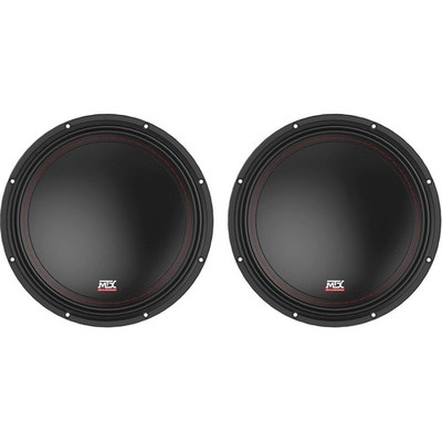(2) MTX 3510-04 10'' 1000 Watt Peak SVC 4-ohm Car Audio Subwoofers Subs