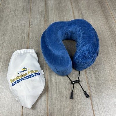 Cabeau Evolution Classic Travel Neck Pillow Memory Foam Blue