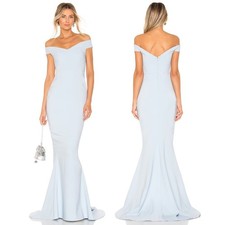 Nookie x REVOLVE Allure Gown Maxi Off Shoulder Formal Hoco Evening Prom Party S