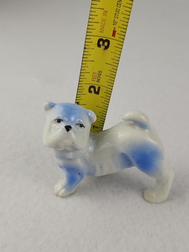 Vintage Porcelain Bulldog with 6 Pups Made in Japan READ - Picture 8 of 11