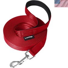 Extra Long 20ft Nylon Dog Training Leash with Padded Handle - All Breeds