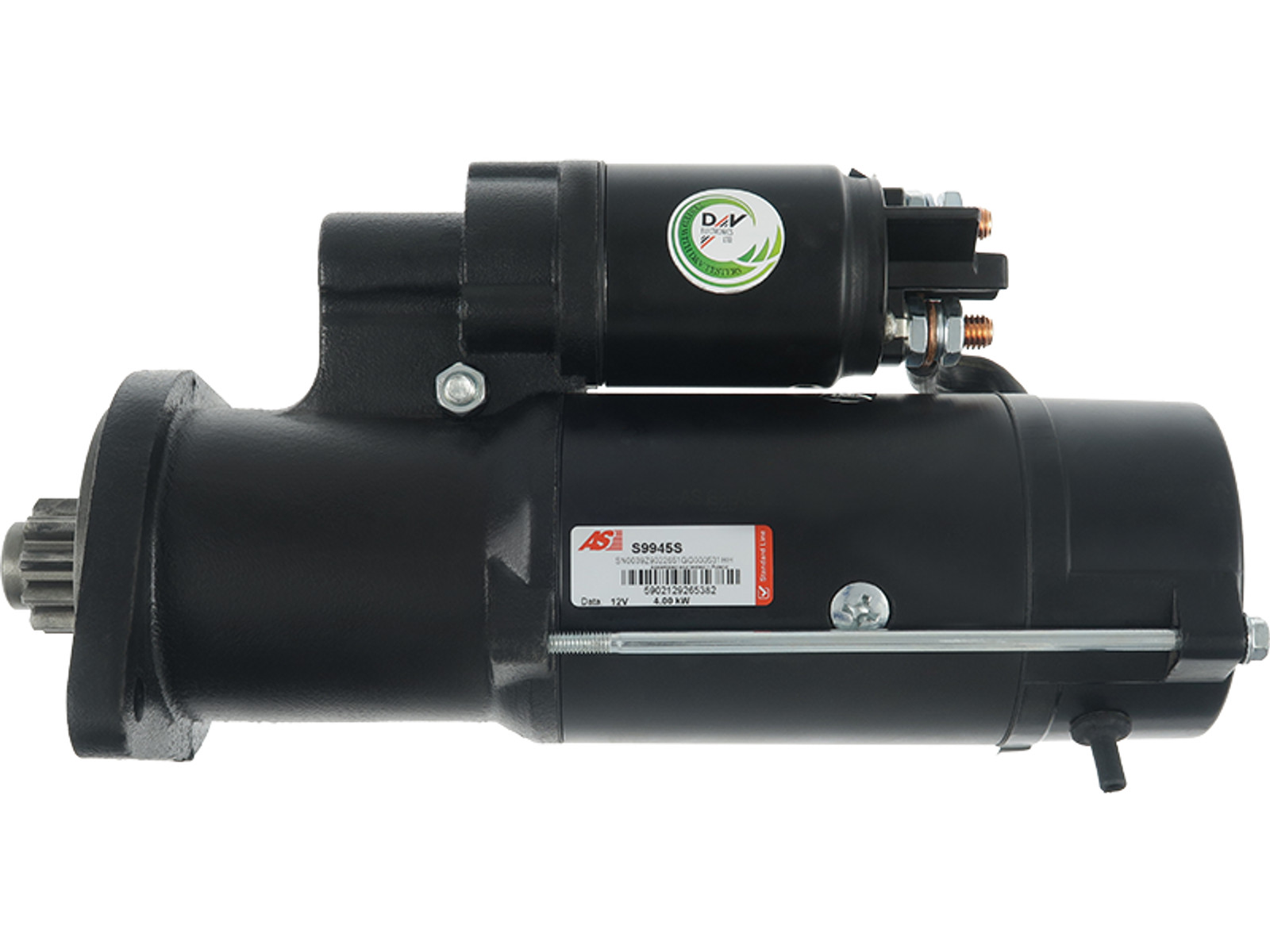 Brand New Starter Motor 12V 4kW 10T OE MS653 L327mm OD127mm Fits ISKRA / LETRIKA
