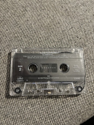 Tears For Fears - Elemental Promo Cassette 1993 Mercury VG - Picture 2 of 2