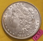 VIDEO 👀🔥GOLD RIM TONED🔥1883- Morgan Silver Dollar MS GEM BU CARTWHEEL LUSTER