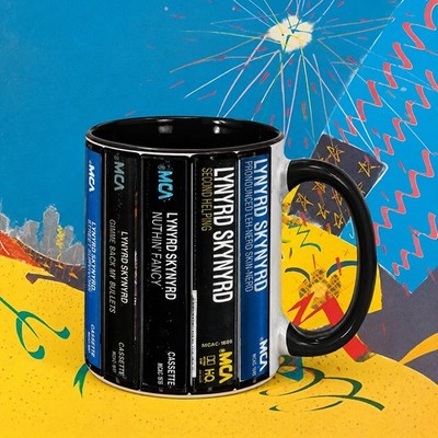 Classic Rock Coffee Mug 11oz Cassette Tape Stack