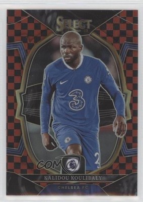 2022 Select Premier League Terrace Checkerboard Prizm Kalidou Koulibaly #28 10ow
