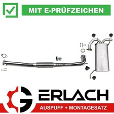 Auspuffanlage für Nissan X-Trail T30 2.2 dCi Di / 4x4 10867