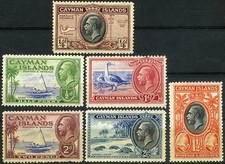 Cayman Islands 1935 King George Island Scenes MH (SC# 85-90)