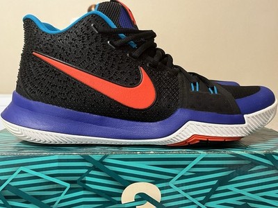 Nike Kyrie 3 Kyrache Black/Team Orange-Concord Men s 10.5 W/Box Worn 3x Rare  