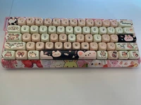 Custom Pink Wooting 60HE Keyboard