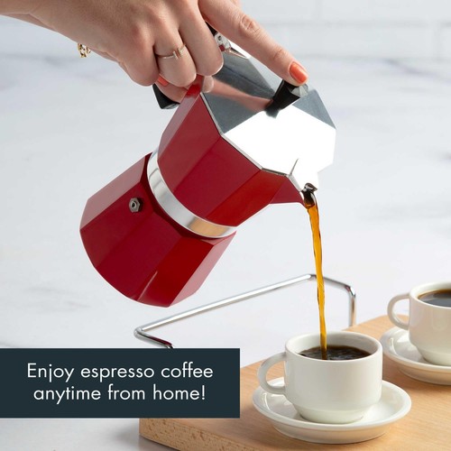 Macchina da caffè espresso e caffè con piano cottura classico, moka per ca... - Foto 2 di 8