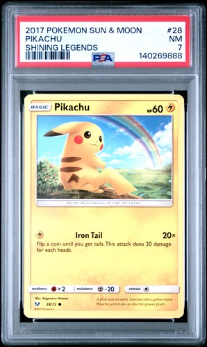 Pikachu graded PSA 7 for sale on eBay