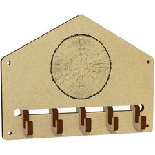 'Oak Tree Log' Wall Mounted Key Hooks / Holder (WH00096134)