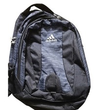 Adidas Backpack Black Blue Grey Heather Pattern everyday backpack
