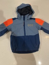 Helly Hansen Kids Rider Ski Jacket Blue Winter coat Size 2 145