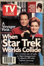 1996 TV Guide Feb 17–23 Star Trek Voyager “When Star Trek Worlds Collide”