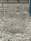 Federal Glass Company Pitcher, 1950 s "Starburst" Pattern, Vintage Approx 5-1/2"