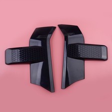 2pcs Black Front Bumper Headlight Grille Cover Trim Fit For Ford F150 2015-2020