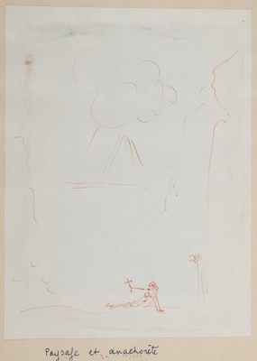 SALVADOR DALÍ (Spanisch, 1904-1989). Arbeitsmaquette für Dalí, 14. April bis 5. Mai