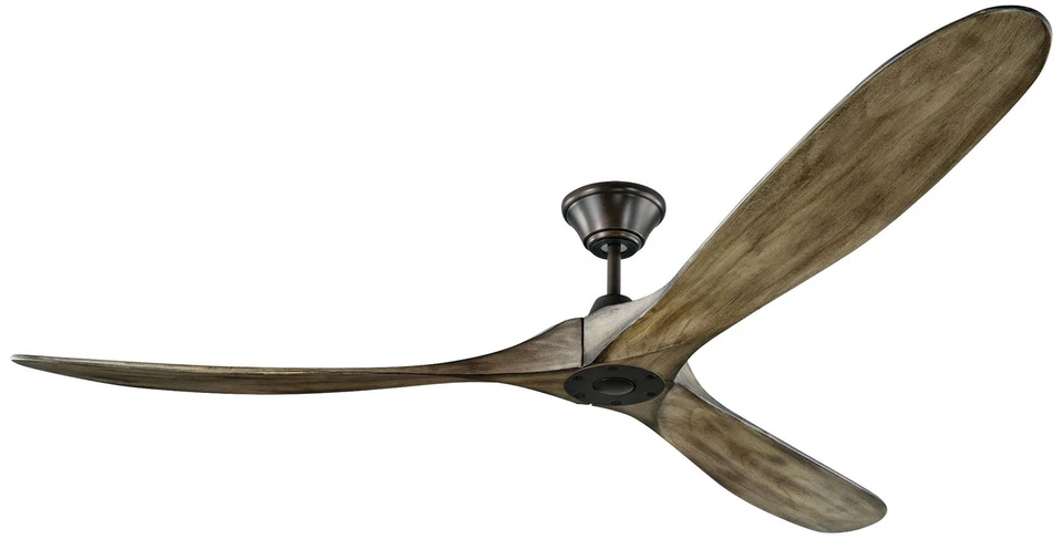 70" Visual Comfort Maverick Max Aged Pewter Ceiling Fan with Remote - Image 2 of 2