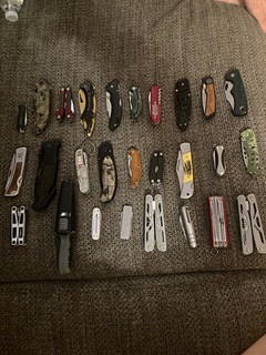 Mixed Lot Pocketknives & Multi Tools Stainless Steel Manual Scissors/File