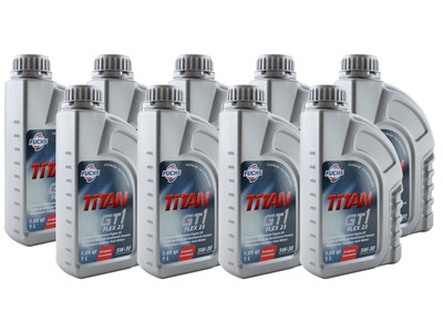Fuchs 9 Liters Titan GT1 Flex 23 5W-30 Engine Oil 9 x 1L