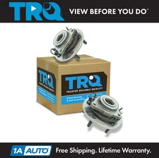 TRQ Front Wheel Hub Bearings Set For 2012-2018 Ram 1500 2019-2022 1500 Classic