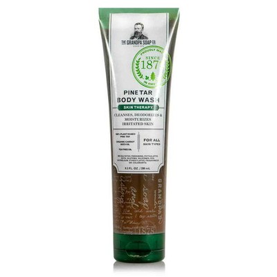 The Grandpa Soap Co. Pine Tar Body Wash Skin Therapy For Irritated Skin 9.5 Oz