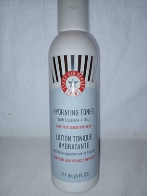 NEW FIRST AID BEAUTY HYDRATING TONER WITH SQUALENE & OATS 6 OZ SENSITIVE SKIN