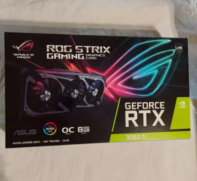 ASUS ROG Strix GeForce RTX 3060 Ti V2 OC 8GB GDDR6 Grafikkarte (90YV0G03-M0NA00)